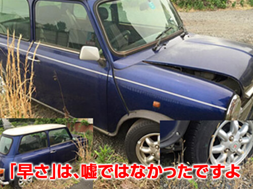 「早さ」は、嘘ではなかったですよ